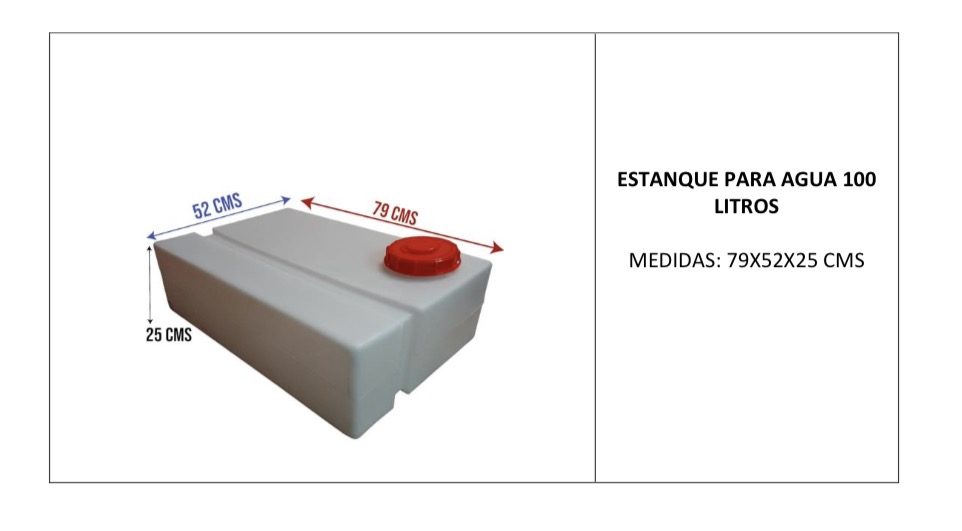 Estanque 100 litros